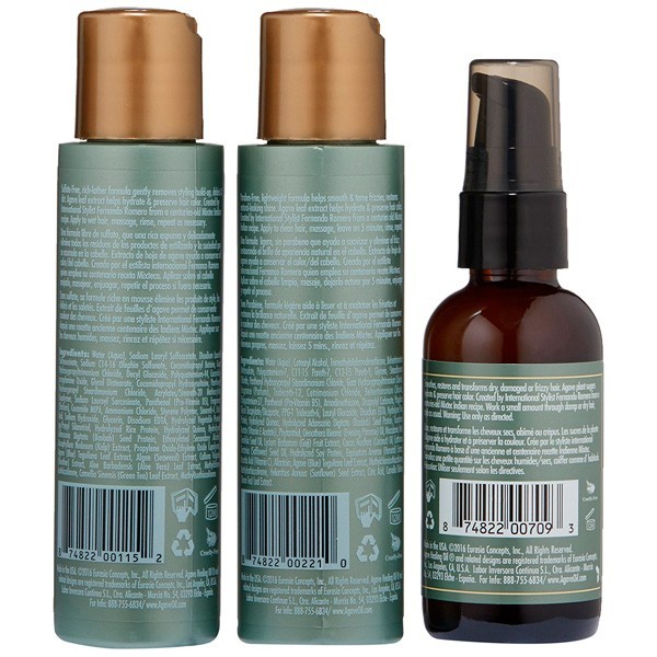 Pack Agave Smoothing Trio | Rutina anti frizz en casa