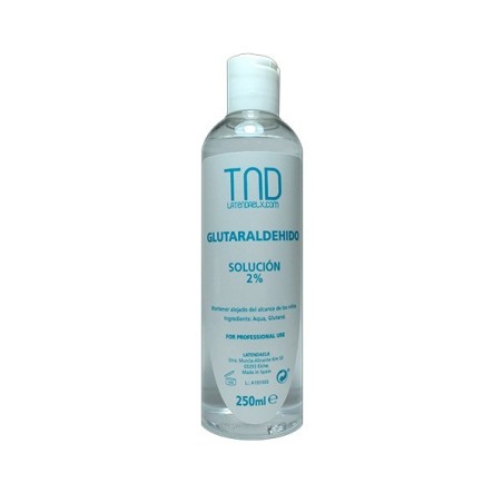 Glutaraldehído 250 ml - antiséptico para torno