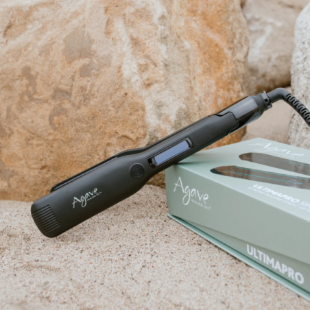 Plancha Agave UltimaPro Single Slide 1,5" | Brillo, Hidratación y Prot