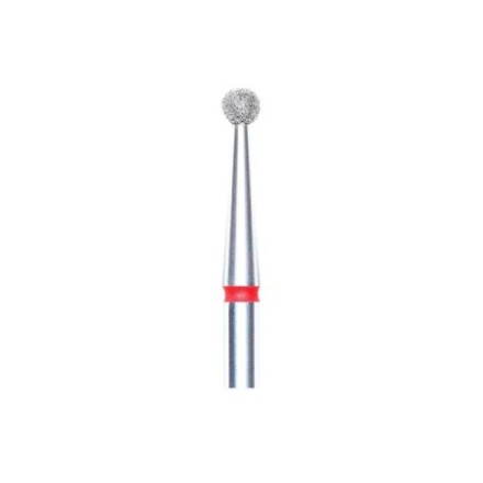 Staleks Fresa Bola Roja 2.5 mm | Diamante Grano Suave