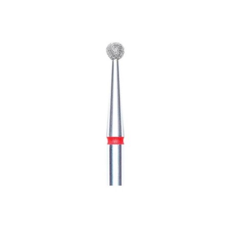Staleks Fresa Bola Roja 2.5 mm | Diamante Grano Suave