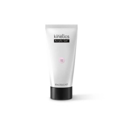Acrylic Gel Clear Pink 60ml | Rosa Frío, Resistente y Flexible