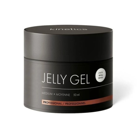 Medium Jelly Gel 906 Milky White 50 ml | Gel constructor milky