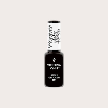Gel Polish Top No Wipe Matt Pepper 8ml Gel Polish Top No Wipe Matt Pepper 8ml