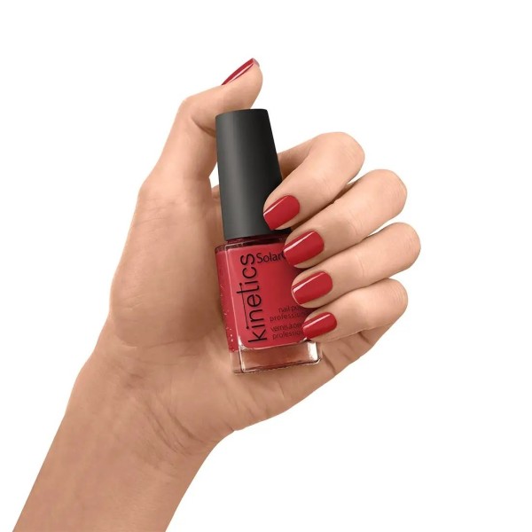 Kinetics SolarGel 076 Bonnie Red Esmalte Rojo Clásico