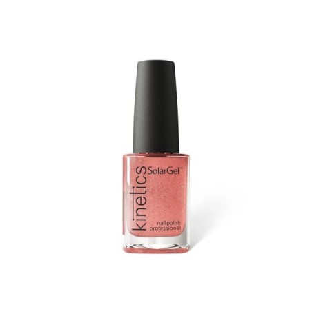 esmalte rosa con brillo kinetics
