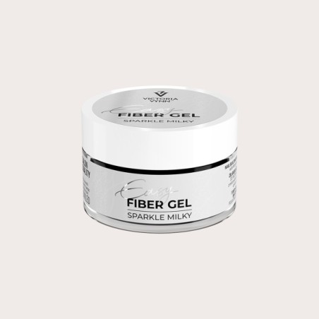 Easy Fiber Gel Sparkle Milky 50ml Easy Fiber Gel Sparkle Milky 50ml