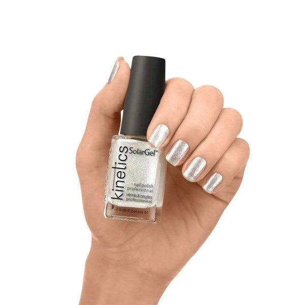 Kinetics SolarGel 413 Glitter for Breakfast | Glitter Plateado