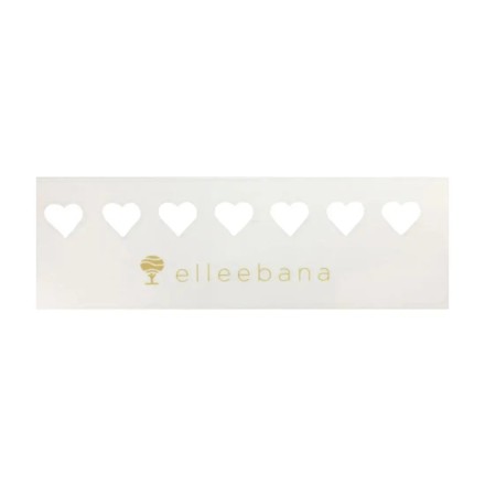 Elleebana Hearts Stencil | Patrón de Corazón para Pruebas de Color