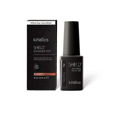 SHIELD Silver Dust 932 15 ml | Top coat shimmer plateado