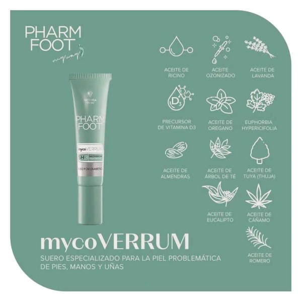 Pharm Foot mycoVERRUM Sérum para Piel y Uñas