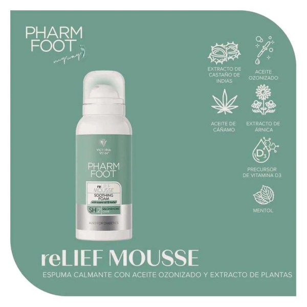 Pharm Foot reLIEF Mousse Espuma Calmante para Pies