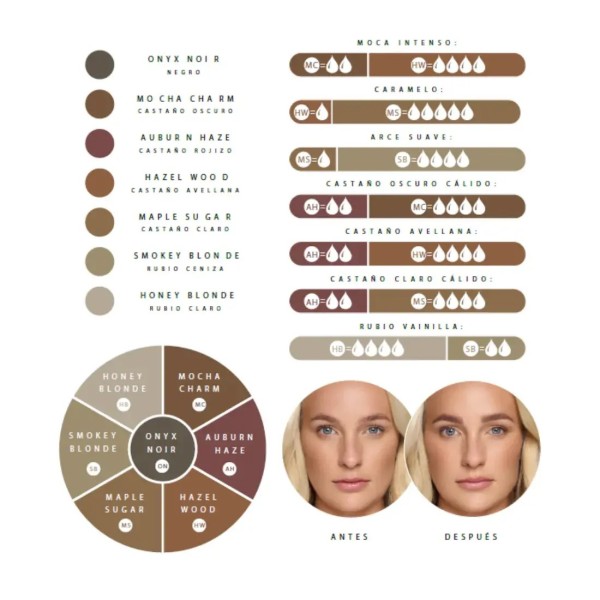 Elleebana Helyx Colour Dye 15ml | Maple Sugar - Cejas Suaves y Cálidas