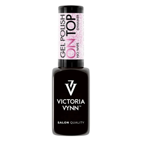 On Top Shimmer 8 ml | Top coat rosa aurora brillo uñas