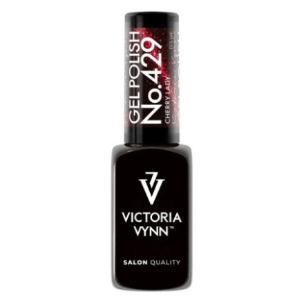 Gel Polish Cherry Lady 8ml | Rojo Cereza con Efecto Cat-Eye