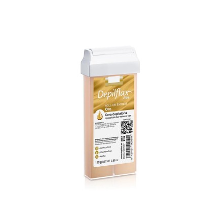 Roll-On DEPILFLAX Oro | Depilación Rápida, Sin Calor y Fácil de Usar