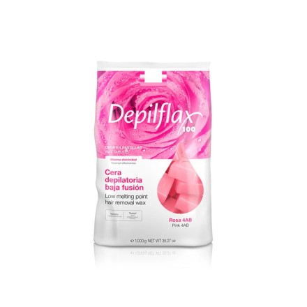 Cera Rosa 1kg - Depilflax | Cremosa, Elástica y de Alta Adherencia