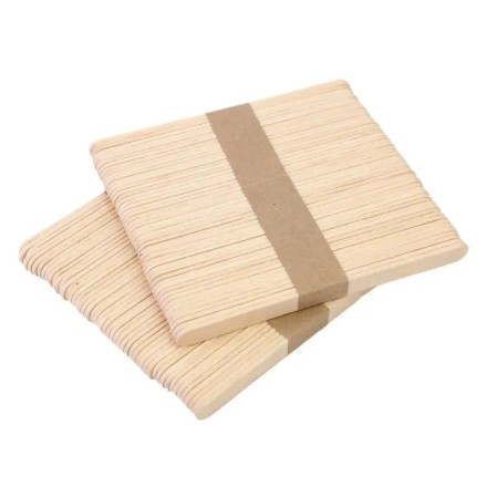 Espátulas Desechables para Depilación Facial | Pack 100 Unidades
