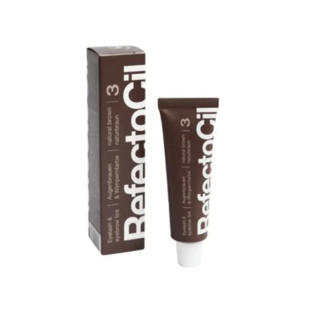 Tinte 3 Natural Brown 15ml | Color Duradero para Cejas y Pestañas