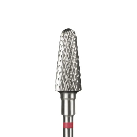 Staleks Fresa Carburo Ovalada Roja 6mm | Fresa Profesional