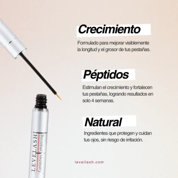 Level Lash · Sérum Crecimiento Pestañas