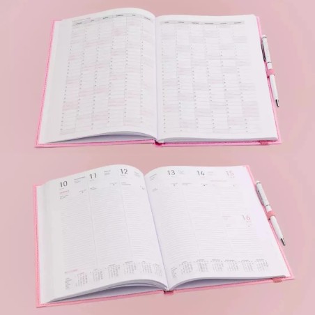 Agenda 2026 Victoria Vynn | Planificador profesional rosa