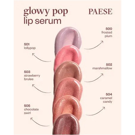 PAESE GlowyPop Lip Serum | Bálsamo, Brillo y Labial 3 en 1