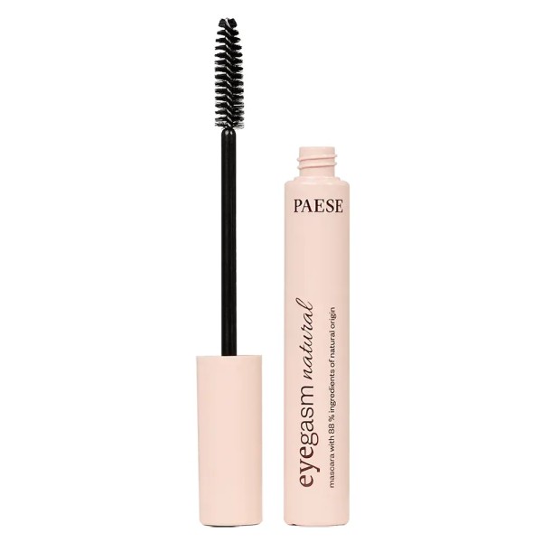 Máscara Eyegasm Natural Black · Vegana y Volumen Ligero