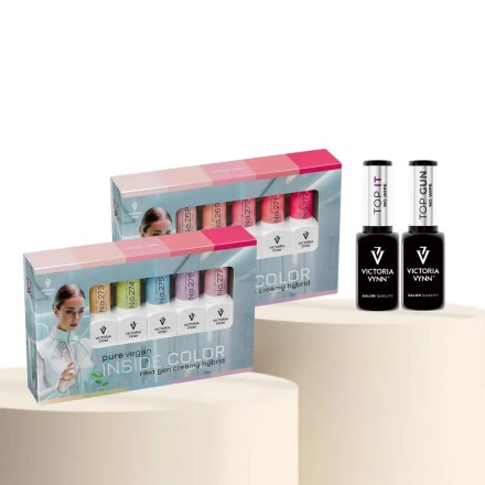 Pack Lanzamiento Pure Vegan Creamy Hybrid INSIDE COLOR | Victoria Vynn